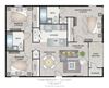 Hunters Glen Apartments Sarasota Florida Three Bedroom Floorplan